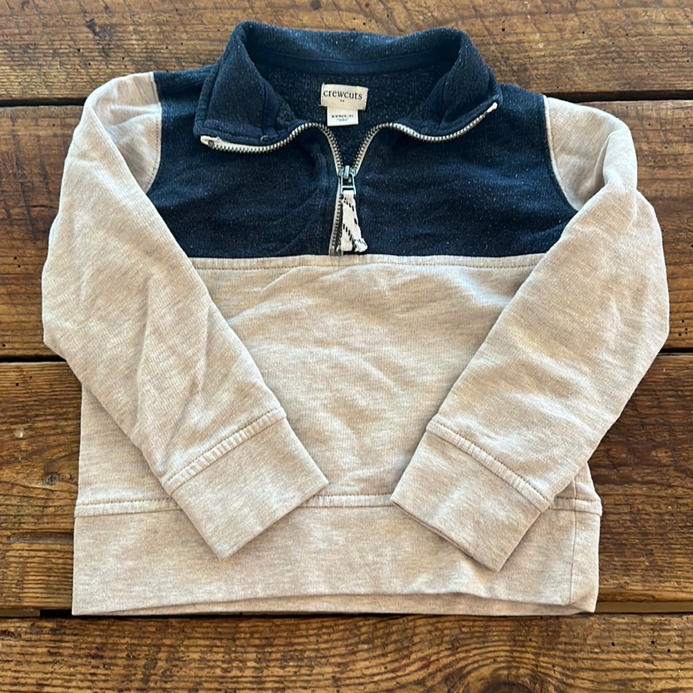 Toddler J Crew Quarter Zip Pullover